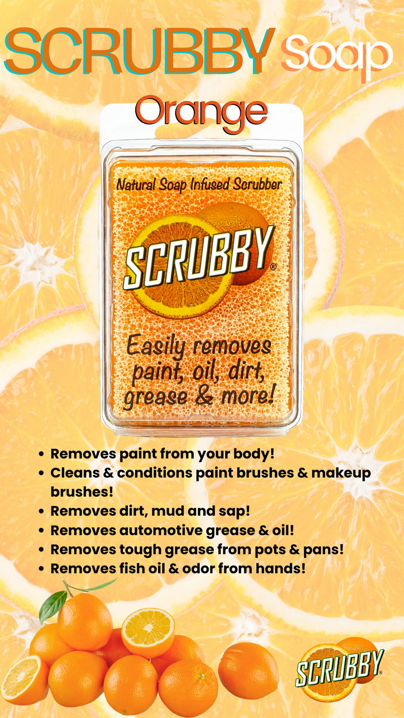 Dixie Belle Scrubby Soap instruction on Orange