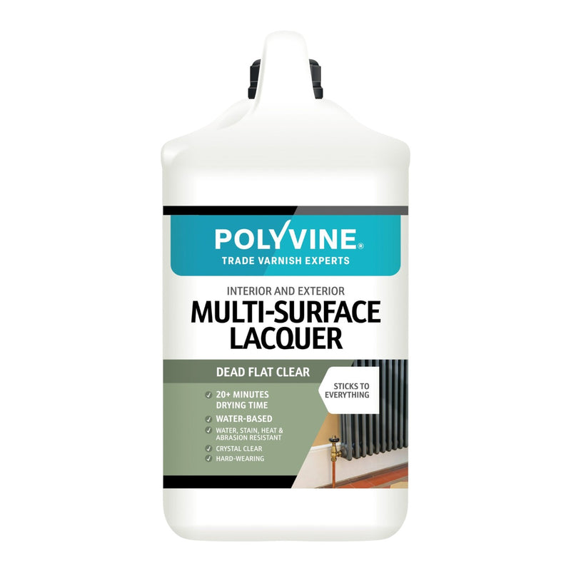 Polyvine multi-surface lacquer container on a white background