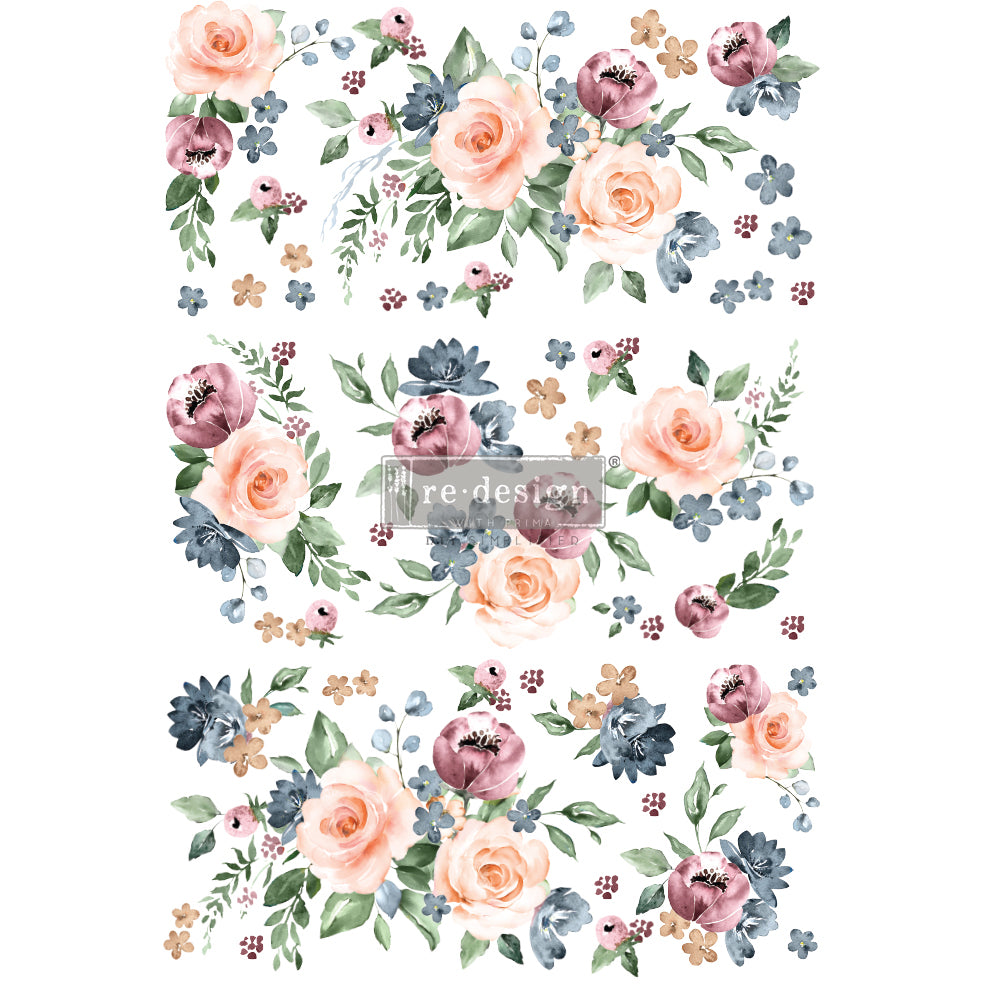 Floral design on a white background