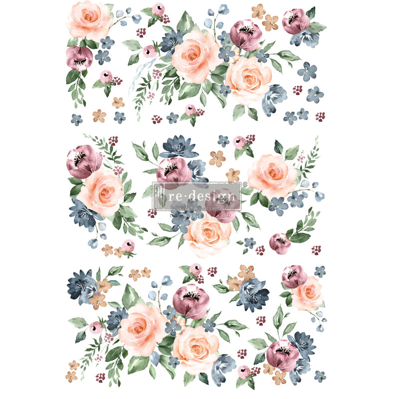 Floral design on a white background