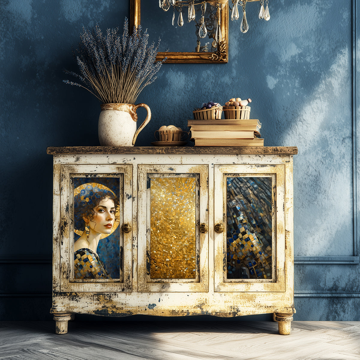 Gilded Moonlight - Rice Paper Set (A3 Size, 3 Sheets)