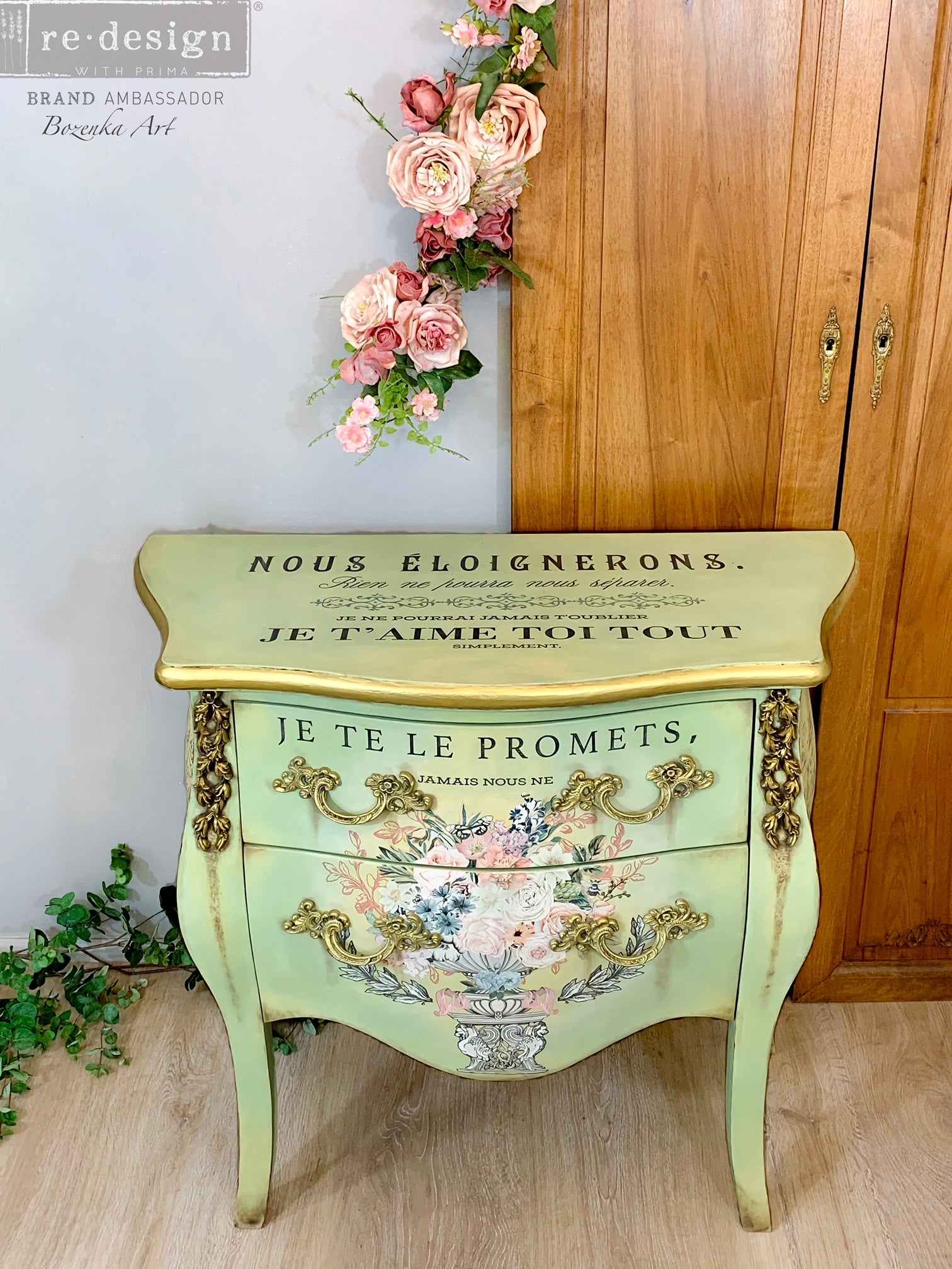 Shop Royal Bouquet Floral ReDesign with Prima Rub on Transfer
