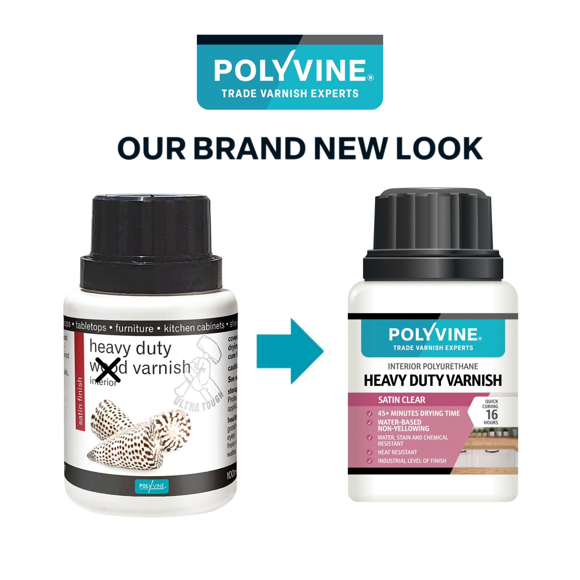 Polyvine Heavy Duty Varnish (same as formerly named "Polyvine Heavy Duty Wood Varnish")