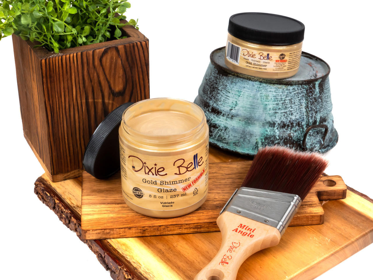 Dixie Belle Glaze - Gold Shimmer