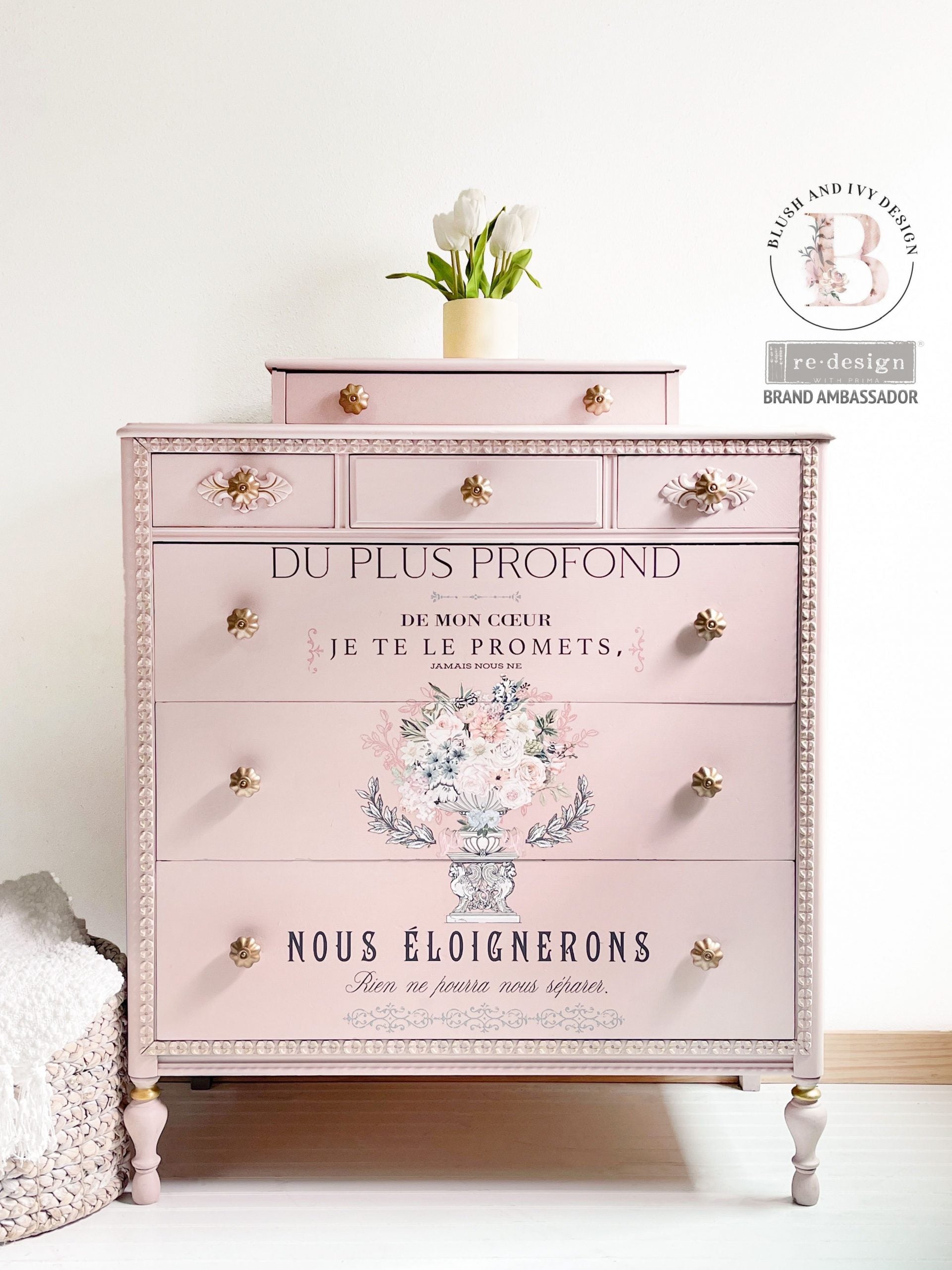 Shop Royal Bouquet Floral ReDesign with Prima Rub on Transfer