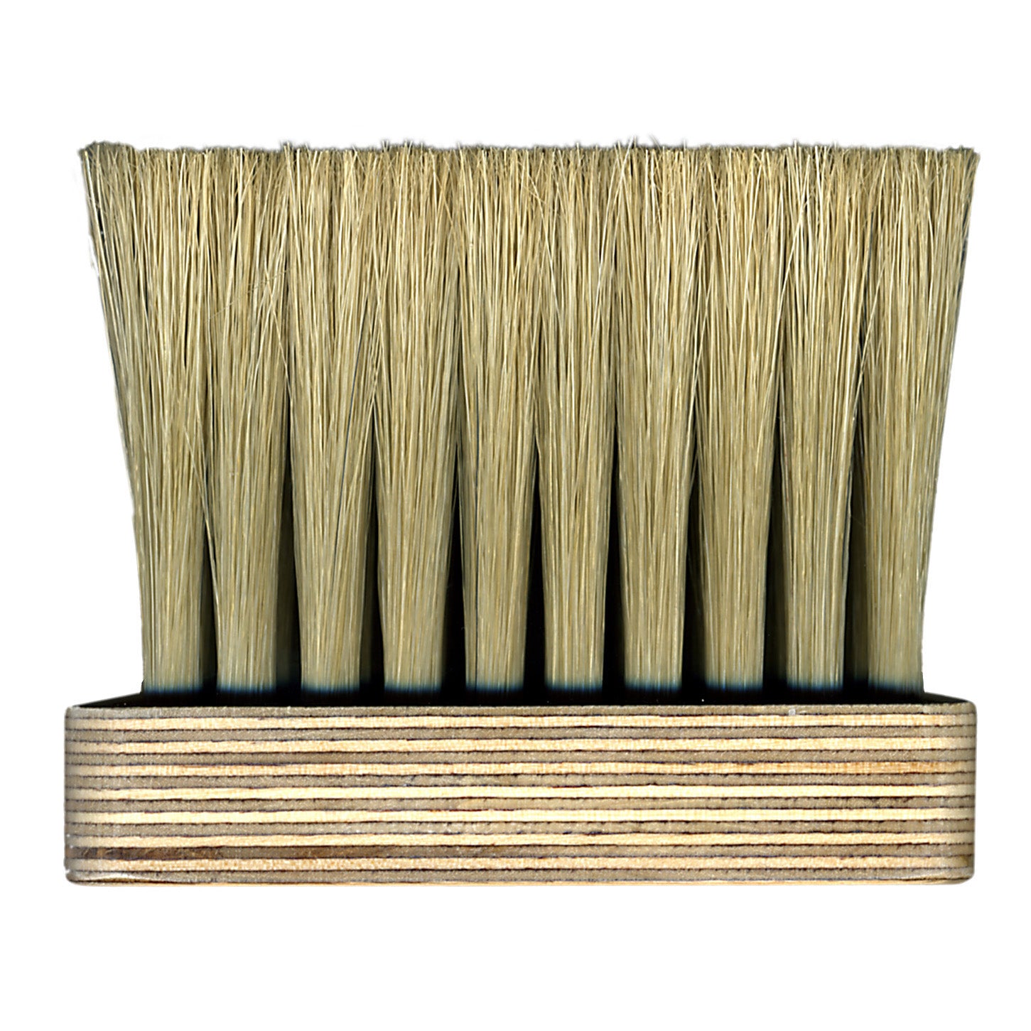 Brown Polyvine 4" x 1" Stippler brush with light wood handle from varnishdirect.com